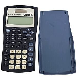 Texas Instruments TI-30XIIS Calculator Black and Blue Science Engineering Works
